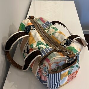 Coach Colorful Patchwork Satchel